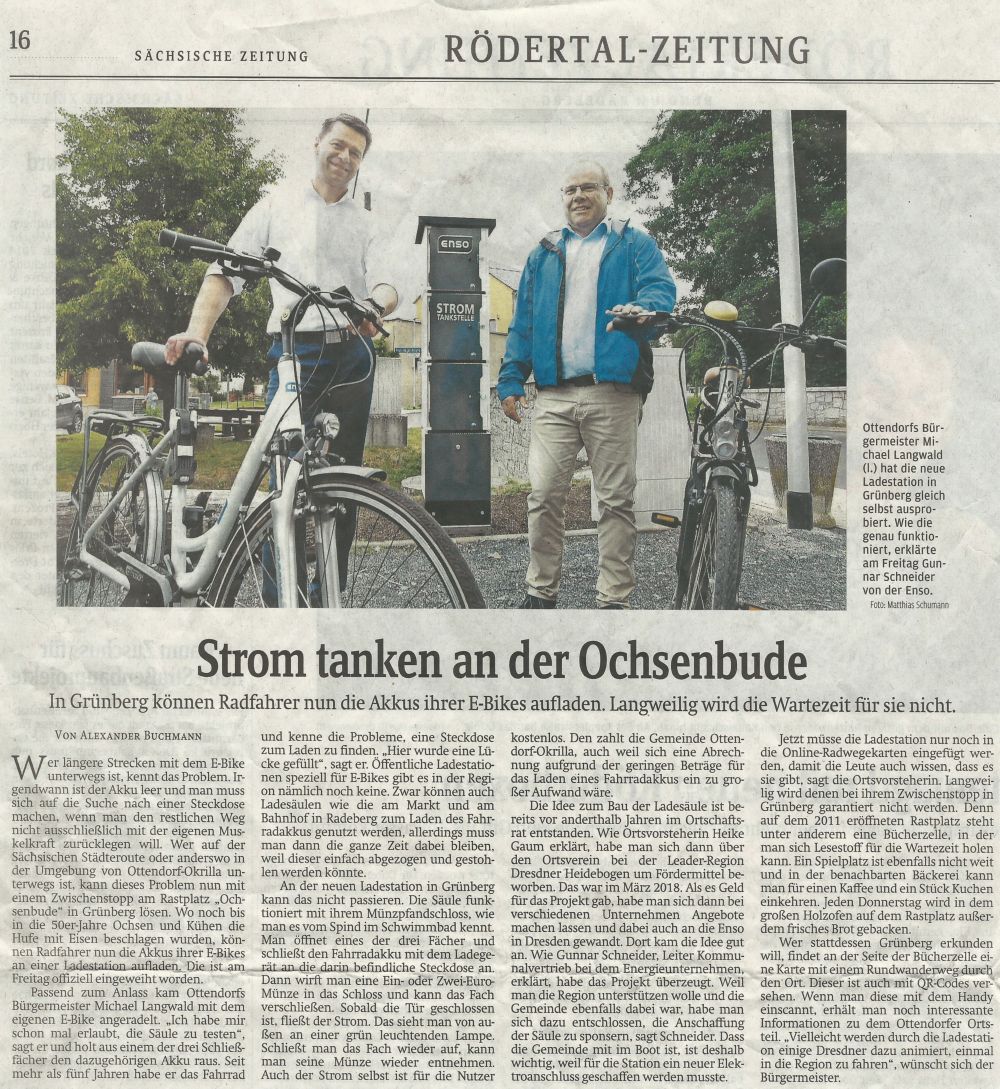 Sächsische Zeitung vom 20.7.2019
